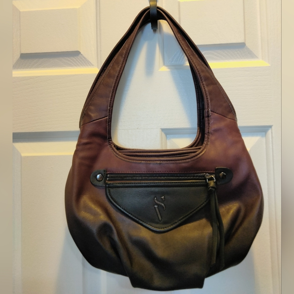 Simply Vera Black Ombre Satchel Handbag